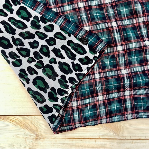 Maison Scotch Punk Radar Sheer Mixed Print Shirt - Picture 4 of 12